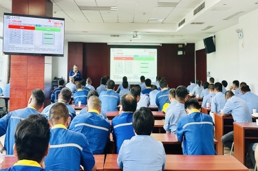 以效益为中心 | 金沙9001以诚为本精益TPM第十届焦点课题发表会如期开展